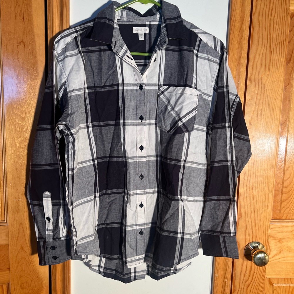 Garnet Hill Button down top (never worn)